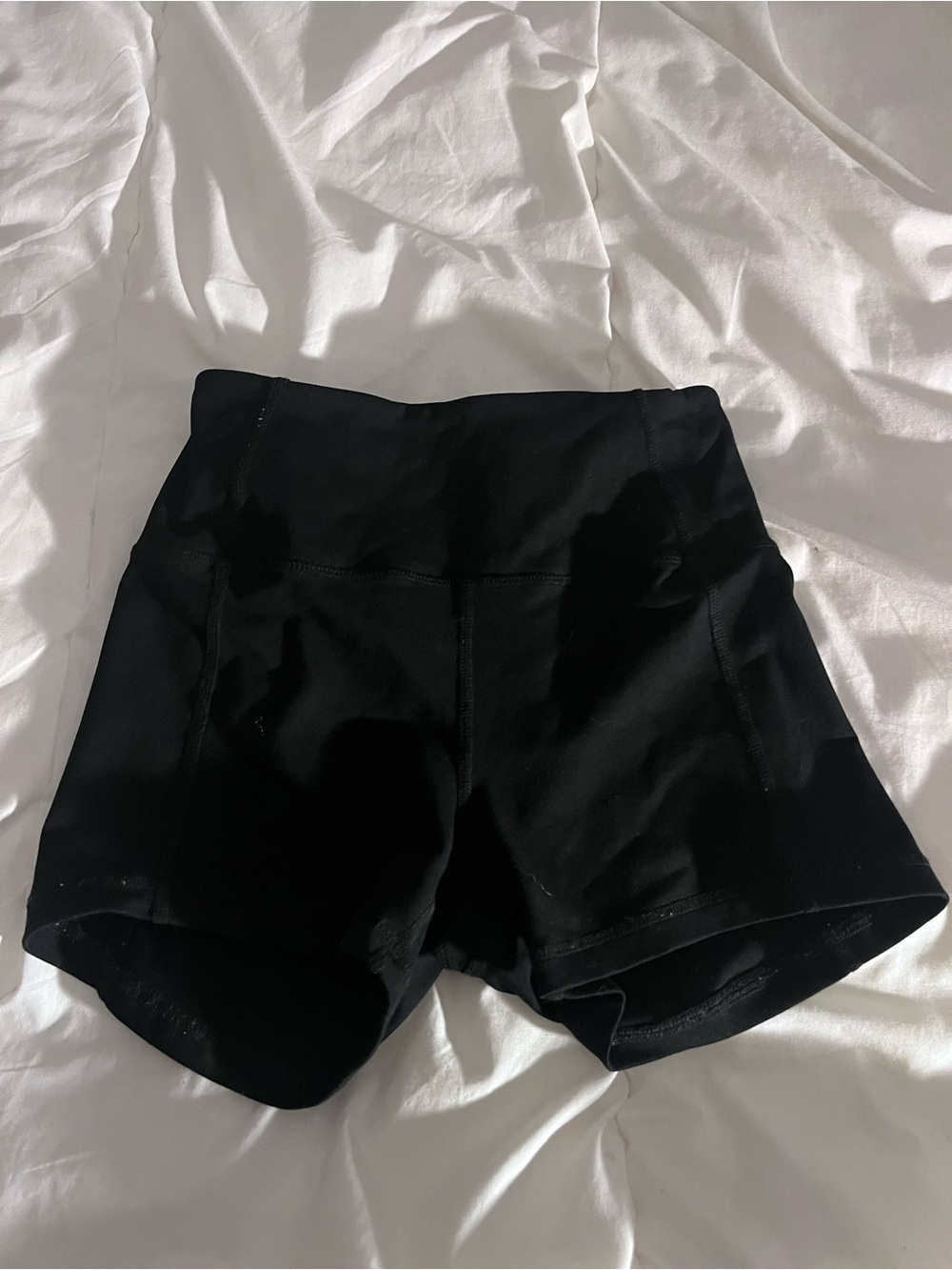 Garage High Rise Bike Short Black Jean Shorts. Size XS